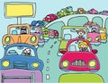 Traffic Jam Royalty Free Stock Photo