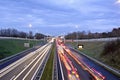 Traffic jam on the A9 near Amsterdam in Netherland