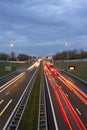 Traffic jam on the A9 near Amsterdam in Netherland