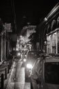 Traffic jam on the Athinaidos  street in central Athens Royalty Free Stock Photo