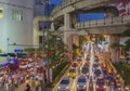 Traffic jam in bangkok