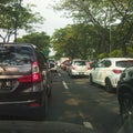 Traffic Jam on bintaro jakarta selatan