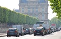 Traffic jam congestion Paris France Royalty Free Stock Photo