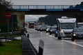traffic jam on german autobahn transport delay