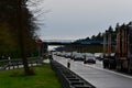 traffic jam on german autobahn transport delay
