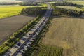 Traffic jam on a German highway Royalty Free Stock Photo