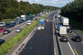 Traffic jam on highway