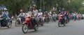 Traffic Jam in Ho Chi Minh City Vietnam