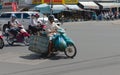 Traffic Jam in Ho Chi Minh City Vietnam Royalty Free Stock Photo