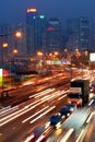 Traffic jam in Hong Kong Royalty Free Stock Photo