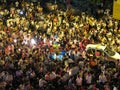 Traffic jam in Hanoi Vietnam Royalty Free Stock Photo