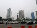 Traffic jam during lunch time, Jakarta Indonesia