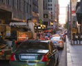 Traffic jam Market Street Sydney