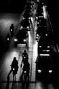 Traffic jam at night Royalty Free Stock Photo