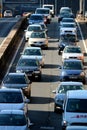 Traffic jam on the A38 queensway Royalty Free Stock Photo