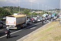 Traffic jam in Rome Royalty Free Stock Photo