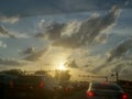 Traffic Jam Sunsets 2 Royalty Free Stock Photo