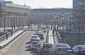 Traffic Jam in Vilnius, Lithuania