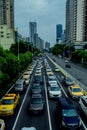 Traffic jams in wuhan city