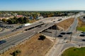 Traffic on Kipling and I70 in Arvada, Colorado