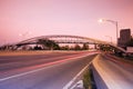 Traffic on Lake Shore Drive Royalty Free Stock Photo