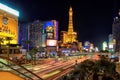 Traffic on the Las Vegas Strip Royalty Free Stock Photo