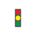 Traffic light icon vector royality