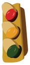 Traffic light, illustration, vector Royalty Free Stock Photo