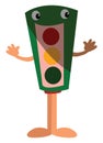Traffic light, illustration, vector Royalty Free Stock Photo