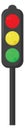 Traffic light, illustration, vector Royalty Free Stock Photo
