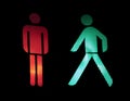 Traffic light of pedestrians