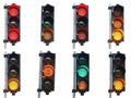 Traffic Light Sequence Royalty Free Stock Photo