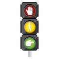 traffic light signal icon Royalty Free Stock Photo