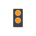 Traffic Light signal Icon Vector Design Template Royalty Free Stock Photo