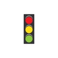 Traffic Light signal Icon Vector Design Template Royalty Free Stock Photo