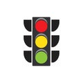 Traffic Light signal Icon Vector Design Template Royalty Free Stock Photo