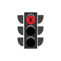 Traffic Light signal Icon Vector Design Template Royalty Free Stock Photo