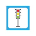 Traffic Light signal Icon Vector Design Template Royalty Free Stock Photo