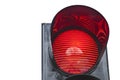 Traffic light signal shows red light Royalty Free Stock Photo