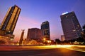 Traffic Light in Twilight time ,Jakarta, Indonesia