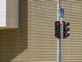 traffic light, urban detail with architectural detail background