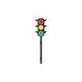 traffic light vector illustration design Royalty Free Stock Photo