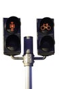 Traffic lights for cyclist and pedestrians