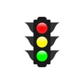 Traffic lights graphic design element vector illustration Royalty Free Stock Photo