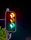 Traffic Lights at Night