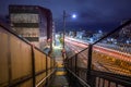 Traffic lights on the street of Kyoto city Royalty Free Stock Photo