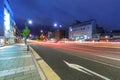 Traffic lights on the street of Kyoto Royalty Free Stock Photo