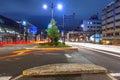 Traffic lights on the street of Kyoto Royalty Free Stock Photo