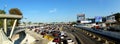 Traffic lines at border control at San Ysidro