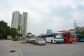 Traffic in Nanning city, China Royalty Free Stock Photo